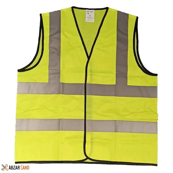 معرفی بهترین جلیقه ایمنی شبرنگ 2025 + تجربه واقعی کاربران 3 جلیقه ایمنی شبرنگ صامو پرشین مدل YG 154