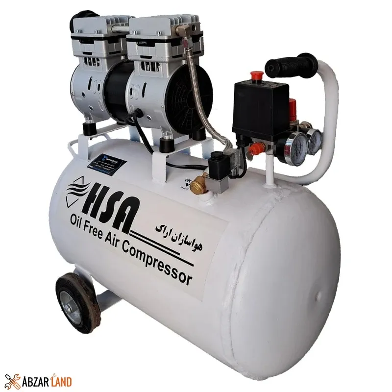 کمپرسور باد هواسازان مدل ۵۰ لیتری سایلنت