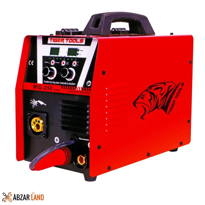 دستگاه جوش 250 آمپر تایگر تولز مدل 250MIG-TIG-MMA-TURBO-Co2