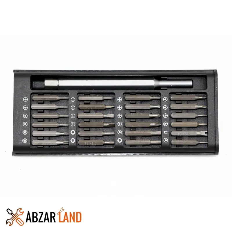 پیچ گوشتی تعمیرات موبایل مدل T-6024A بسته 24 عددی