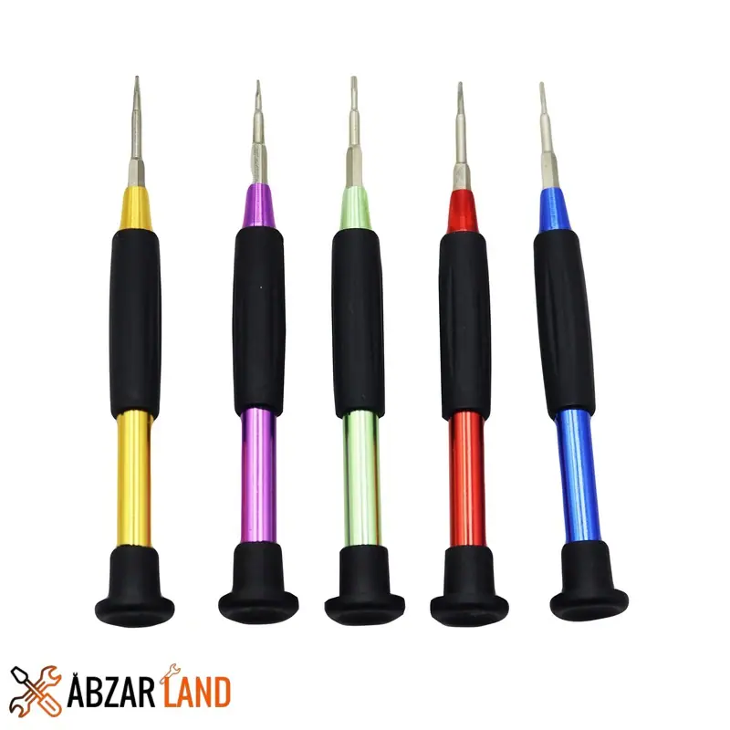 پیچ گوشتی موبایلی بلیکی مدل ستاره ای کد YP-05 مجموعه 5 عددی