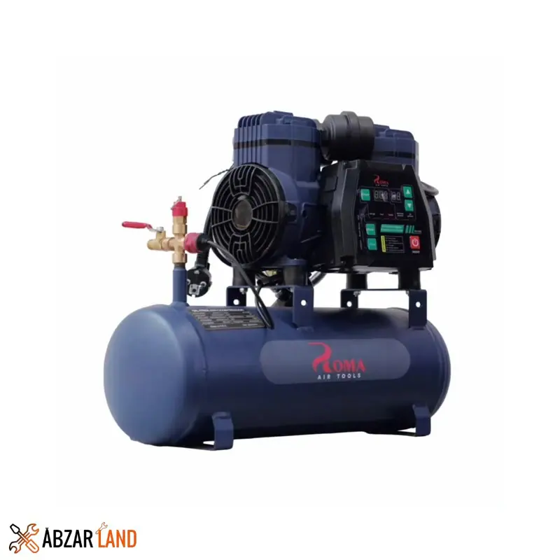 کمپرسور باد دیجیتال روما مدل AC800F10 ظرفیت 10 لیتر
