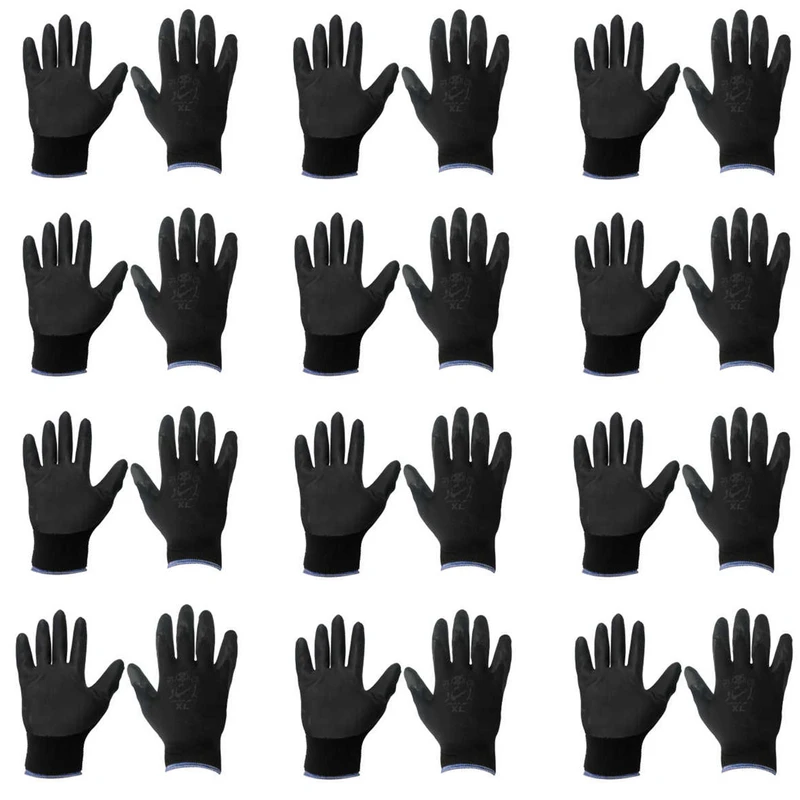 لیست قیمت عمده دستکش کارگری ( آپدیت دی 1404 ) 5 دستکش ایمنی استاد مدل 105 بسته 12 عددی