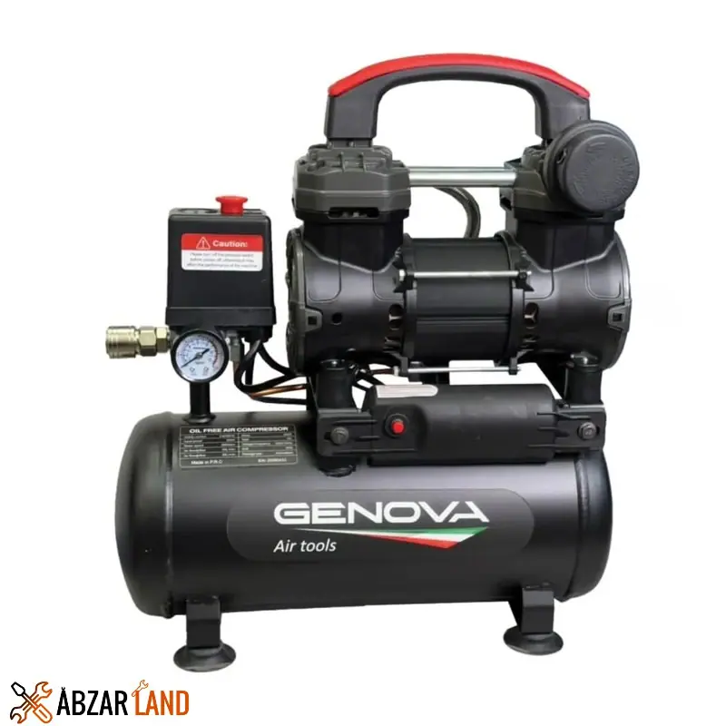 کمپرسور باد جنوا مدل 2_810BF10 ظرفیت ۱۰ لیتر