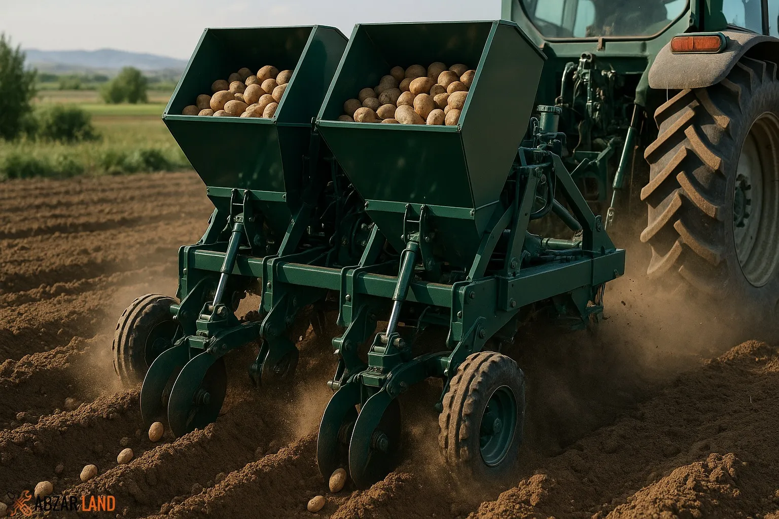 دستگاه سیب زمینی کار